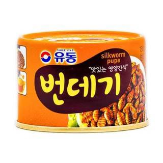 ภาพหน้าปกสินค้าดักแด้ กระป๋องเกาหลี  yudong silkworm can 번데기 130g 번데기탕 구수한맛 280g 번데기탕 매운맛 280g 번데기탕 번들 560g 유동 번데기 모음 ที่เกี่ยวข้อง