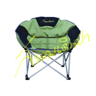 Field and Camping เก้าอี้ใบบัว / Moon Chair สีเขียว