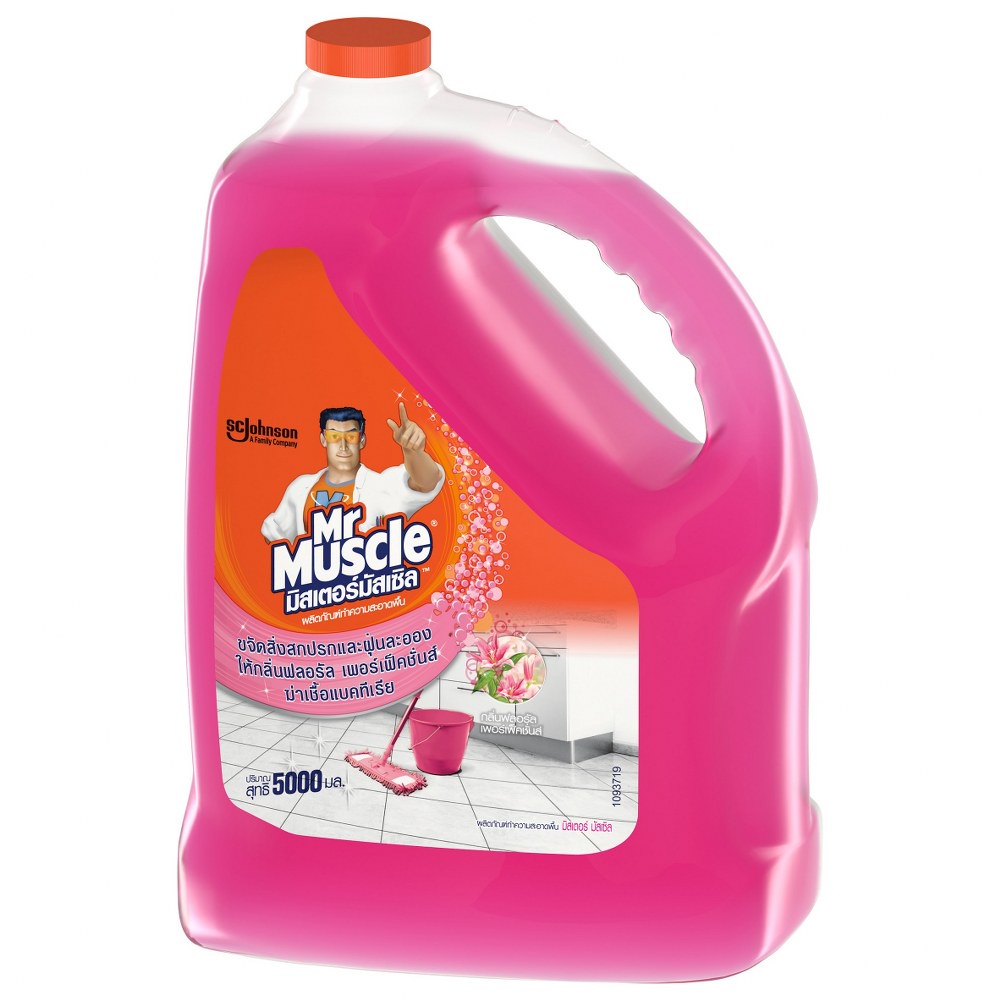 มิสเตอร์มัสเซิล น้ำยาถูพื้น กลิ่นฟลอรัล เพอเฟกชั่น 5 ลิตร Mr Muscle ...