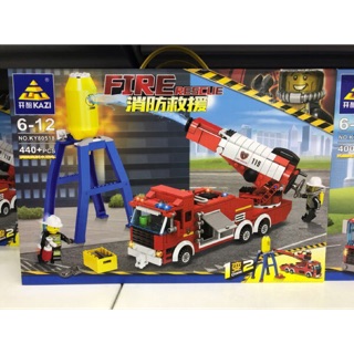 เลโก้ KAZI80518 Fire truck จำนวน 440 ชิ้น