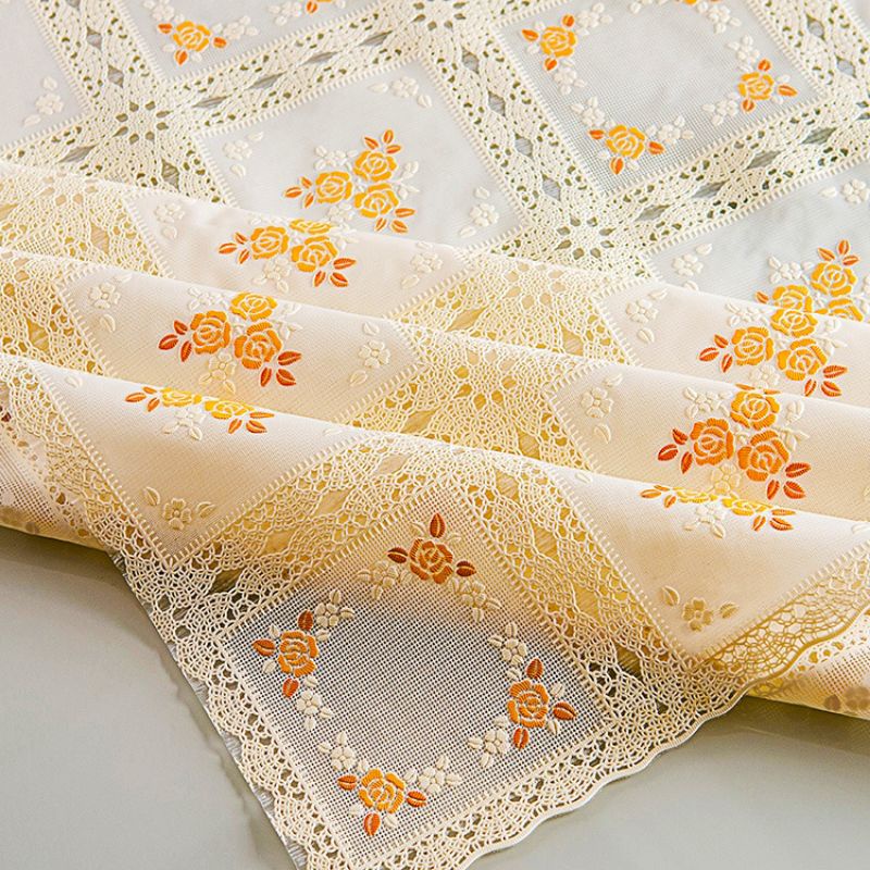 ผ้าปูโต๊ะ PVC ลายฉลุสวยงาม | Shopee Thailand