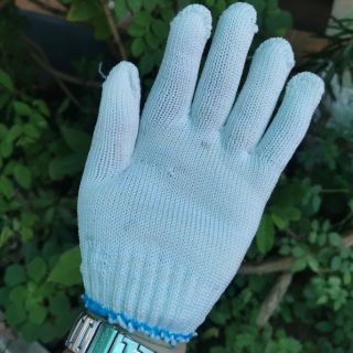 ถุงมือผ้า12คู่​ เกรดBถุงมือทำสวน แพคละโหล(12คู่) มีตำหนิ นิดหน่อยครับ ใส่ป้องกันการสัมผัส ปกป้องมือ