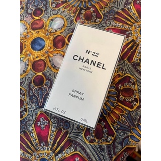 Chanel No.22 Parfum Spray 6ml sealed. Vintage 1970 Discontinued Ultra Rare SEALED.