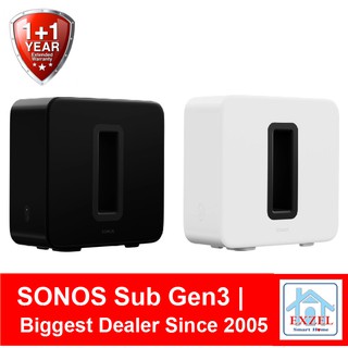 Sonos SUB Gen 3 : 1Yr + 1 Extra Yr Warranty | Fast 1 Day Ship from Bangkok Stock - Wireless Subwoofer Speaker