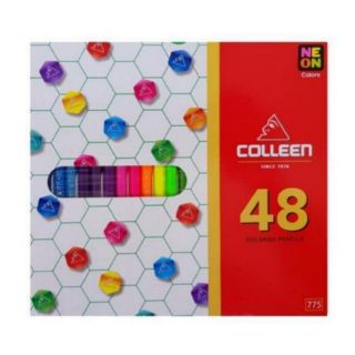 เช็ครีวิวสินค้าสีไม้คอลลีน Colleen 48แท่ง48สี#775(แท่งเหลี่ยม)