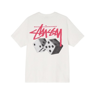 เสื้อยืดพิมพ์ลายแฟชั่น เสื้อยืด พิมพ์ลาย STUSSY ROLL THE DICE