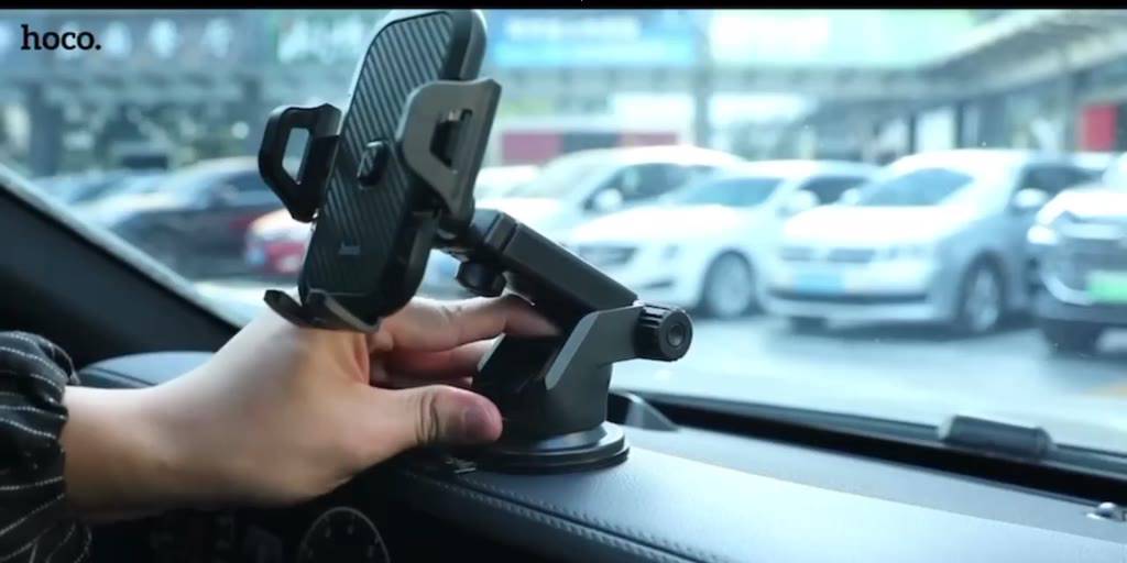 Hoco CA76 Car Holder ที่จับมือถือติดกระจกและคอลโซลรถ | Shopee Thailand