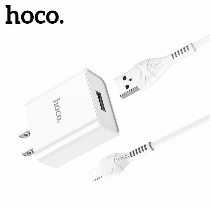 โค้ดmtel22-20-hoco-c81-หัวชาร์จ-ชุดชาร์จหัว-สาย-1usb-2-1a-สินค้าใมห่-ล่าสุด-ของแท้100-พร้อมส่ง