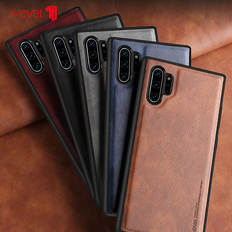 x-level-soft-luxury-leather-protective-case-for-samsung-galaxy-note-10-note10-plus-back-cover-shell