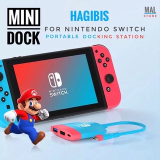 ภาพหน้าปกสินค้าMini Dock for Nintendo Switch / OLED Portable Docking Station USB C to 4K HDMI USB 3.0 PD Charging for NS ที่เกี่ยวข้อง