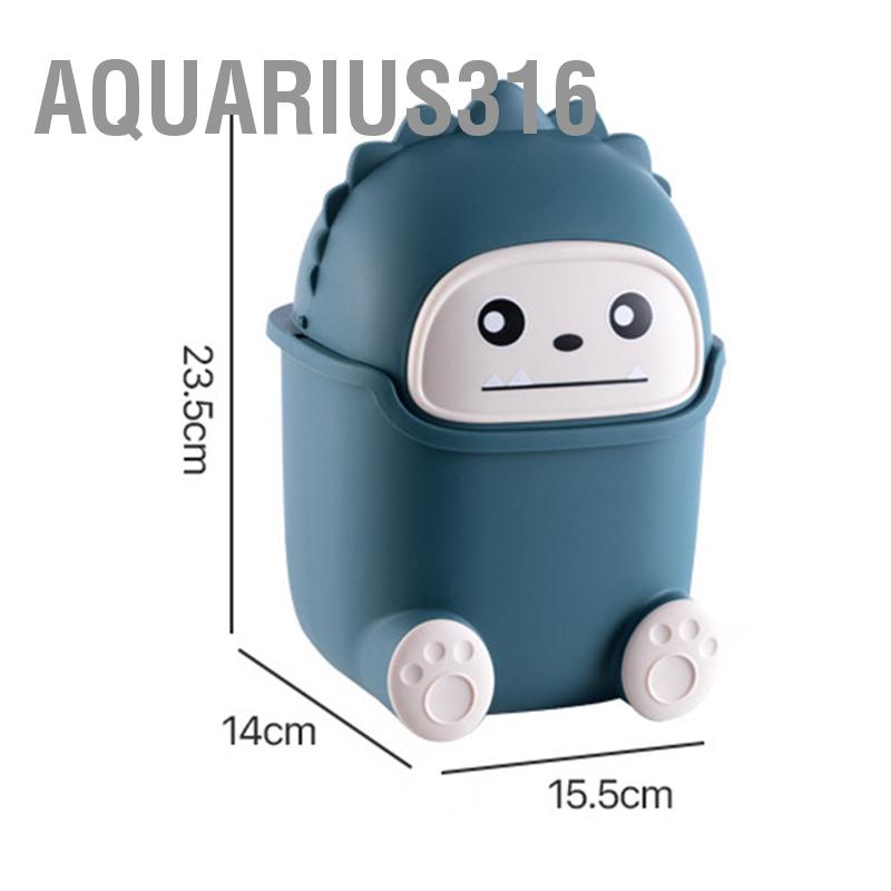aquarius316-ถังขยะพลาสติก-ขนาดเล็ก-พร้อมฝาปิด-สําหรับตกแต่งบ้าน-ห้องนั่งเล่น