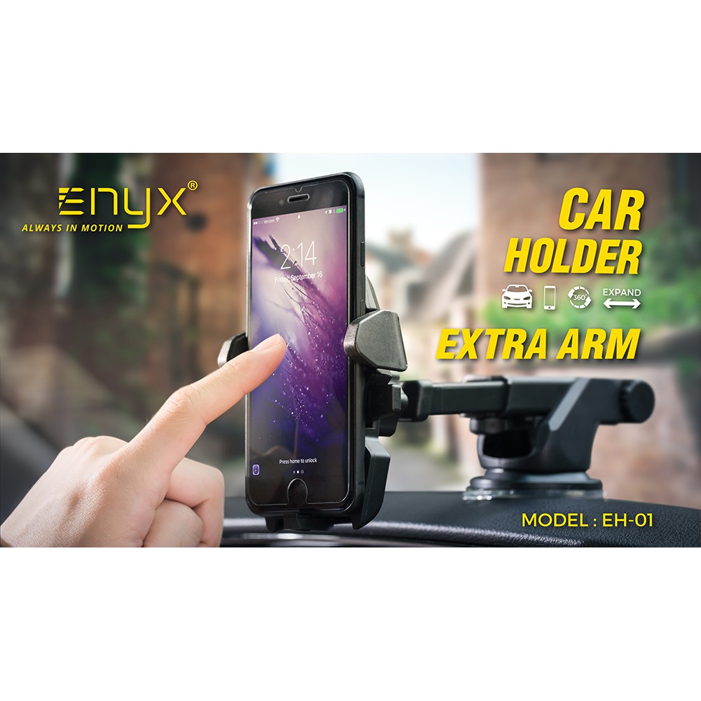 enyx-extra-arm-ที่ยึดมือถือในรถยนต์-ใช้จับโทรศัพท์มือถือของคุณในการขับรถ-car-holder