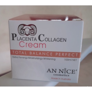ครีมรกแกะ Annice placenta collagen Cream Total Balance Perfect Extra Firming+Moiturizing+Whitening 100ml (พร้อมส่ง)
