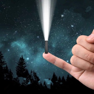 สินค้า ไฟฉายพกพาไฟฉายแบบชาร์จ ไฟส่องกบ USB Rechargable Mini LED Flashlight Built-in battery 3 Lighting Mode WaterproofTorch Stylish Portable Suit for Night Lightingไฟฉายคาดหัว Others