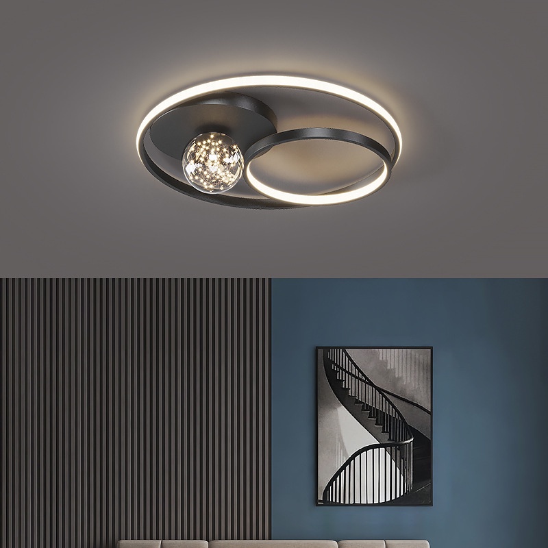 โคมไฟเพดาน-สไตล์โมเดิร์นมินิมอล-สําหรับตกแต่งเพดาน-ห้องนอน-ห้องนั่งเล่น