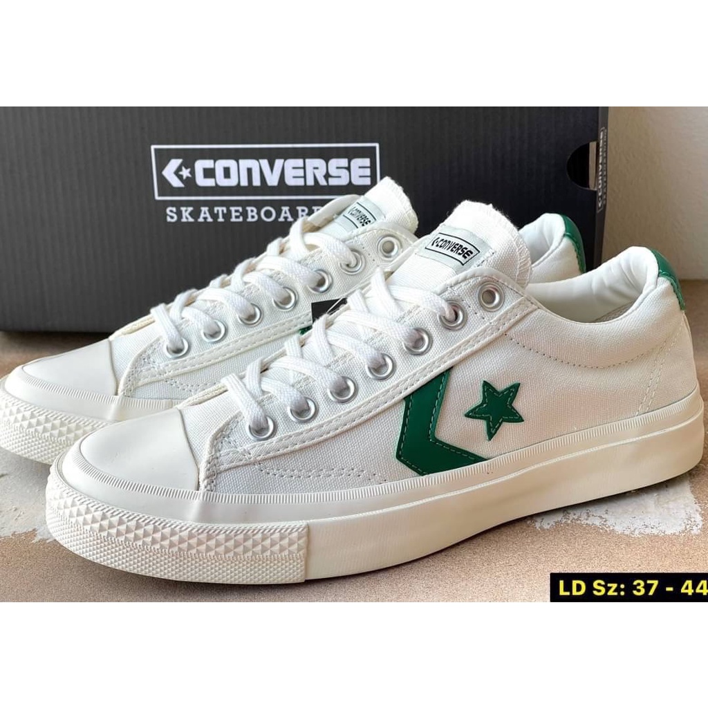 converse-skateboarding-รองเท้าผ้าใบผูกเชือกพร้อมกล่อง