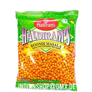 Haldirams Boondi 400g - Salty Fried Chickpea Flour Puffs Indian Snack