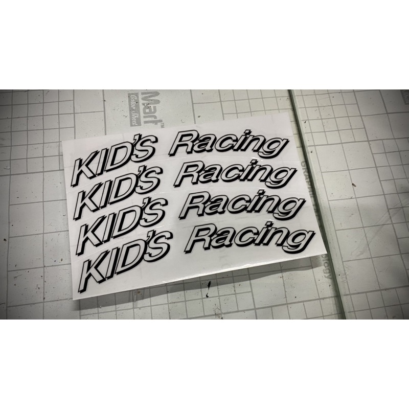 สติ๊กเกอร์ DECAL KERETA KIDSRACING KIDS RACING RIM DECAL REPLACEMENT ...