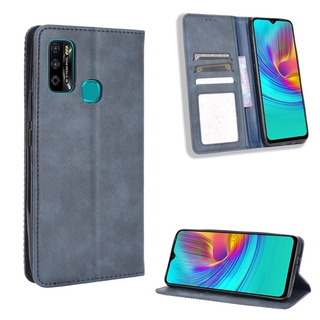 Infinix Hot 9 Play Case Premium Leather Wallet Leather Flip Cover