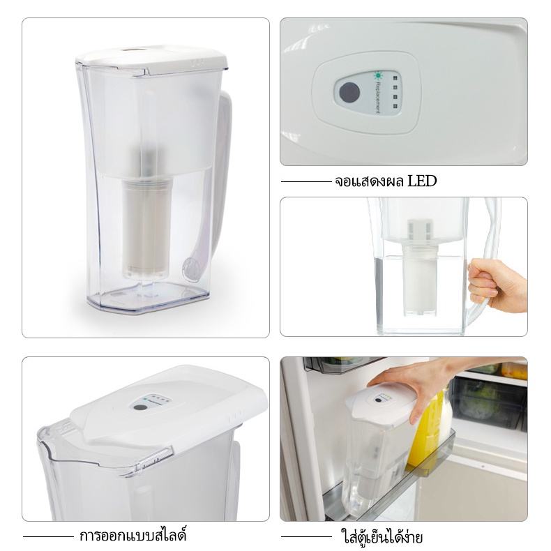 mitsubishi-cleansui-cp005-water-purifier-water-bottle-kettle-ไส้กรองน้ำ-เหยือกกรองน้ำ-เหยือกกรองน้ำอัลคาไลน์-ใส้กรอง