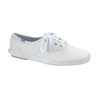 KEDS รองเท้าผ้าใบหนัง แบบผูกเชือก รุ่น CHAMPION CORE LEATHER สีขาว ( WH45750 )