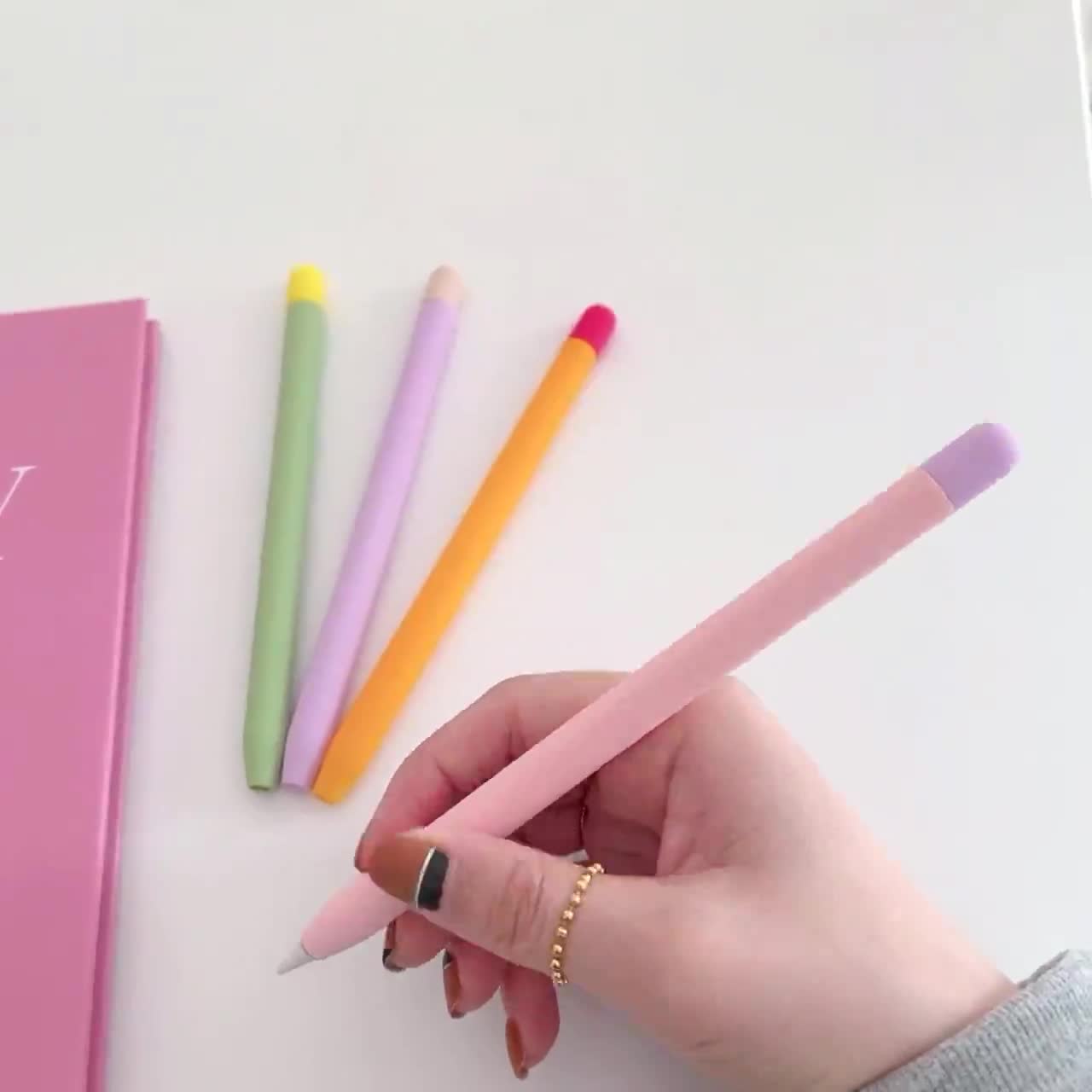 พร้อมส่ง-เคสซิลิโคนนิ่ม-ลายน่ารัก-สําหรับ-apple-pencil-2-gen-2-2nd-generation