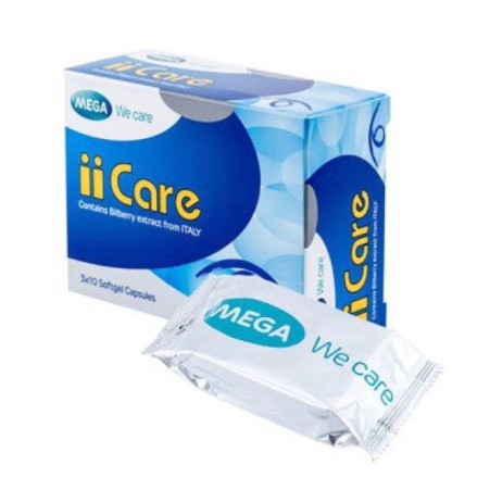 mega-we-care-ii-care-เมก้า-ไอไอแคร์-บำรุงสายตาด้วยสารสกัดบิลเบอร์รี่-1-กล่อง-30-แคปซูล