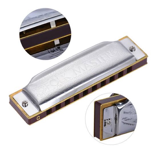 ฮาร์โมนิกา-เมาท์ออแกน-10-ช่อง-suzuki-folk-master-diatonic-harmonica