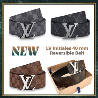 [สอบถามก่อนกดซื้อ]​ แท้​ 💯 New LV Initiales 40 mm. Reversible Belt
