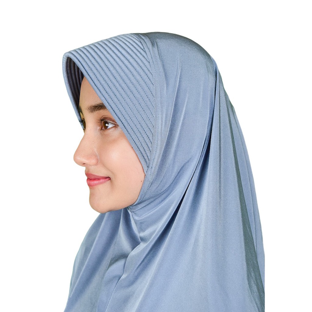 ภาพสินค้าผ้าคลุมฝรั่งเศษ ผ้าคลุมมุสลิม ผ้าคลุมผ้ายืด ผ้าคริสตัลยืด จากร้าน habebahhabebah บน Shopee ภาพที่ 4