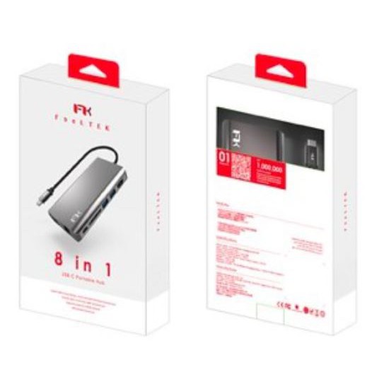 ftk-feeltek-usb-hub-type-c-8in1-body-aluminum
