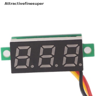 &lt;AFS&gt; DC 0-100V Wires LED 3-Digital Mini Voltmeter Meter Display Voltage Panel Tester .