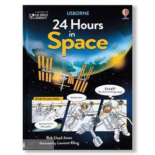 DKTODAY หนังสือ USBORNE 24 HOURS IN SPACE (AGE 7+ )