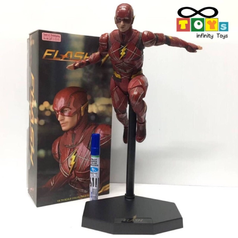 model-the-flash-เดอะแฟลช-crazy-toys-scale-1-6