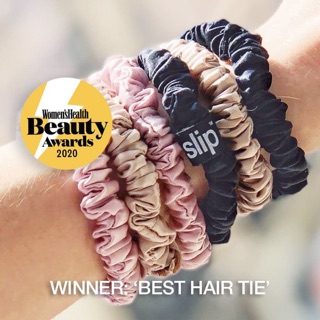 พร้อมส่ง ยางมัดผม Slip แท้ Pure silk skinny scrunchies มี tag ทุกเส้น