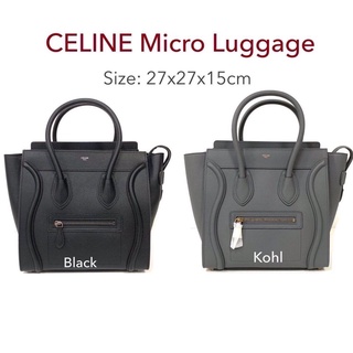 CELINE MICRO LUGGAGE SIZE