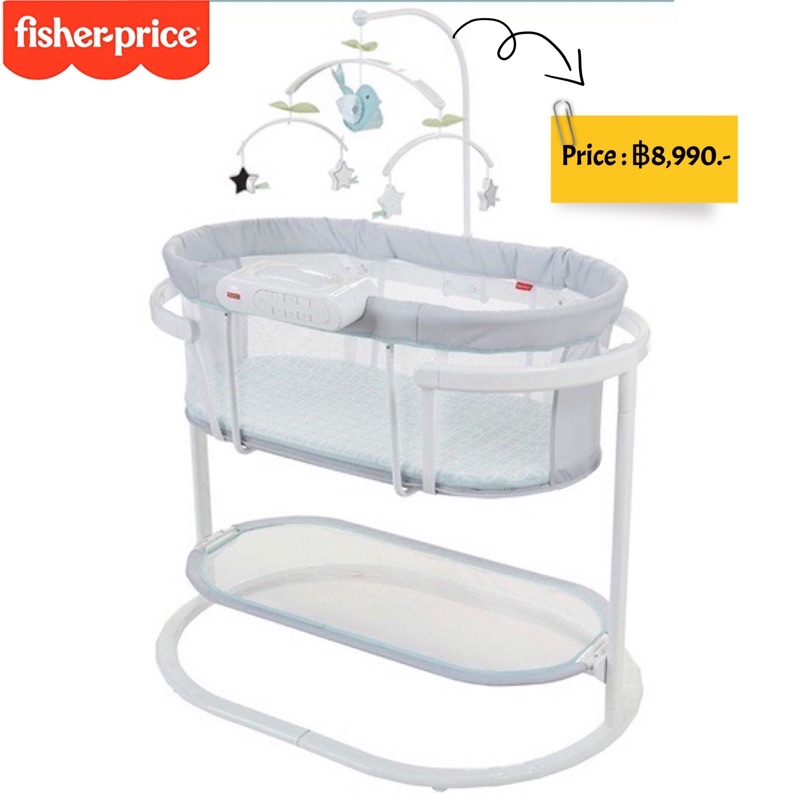 เปลสั่นอัตโนมัติและเปลไกว-fisher-price-soothing-motions-bassinet