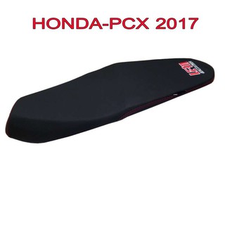 สินค้า เบาะแต่ง เบาะปาด เบาะรถมอเตอร์ไซด์สำหรับ HONDA-PCX 2017  หนังด้าน ด้ายแดง งานสุดเทพ งานเสก