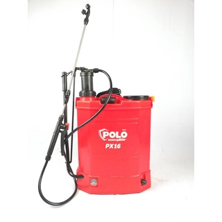 ถังพ่นยาแบตเตอรี่+ด้ามโยก​ (2 in 1)​ 16ลิตร​ รุ่น​ PX16 แบบสะพายหลัง ยี่ห้อ POLO