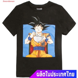 เสื้อยืดกีฬา Dragon Ball Z Goku Ramen T-Shirt Mens Womens T-shirts
