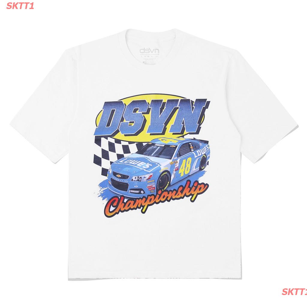 sktt1-race-carเสื้อยืดลำลอง-dsvn-oversize-tee-men-large-size-t-shirt-race-car-45ce-race-car-short-sleeve-t-shirts