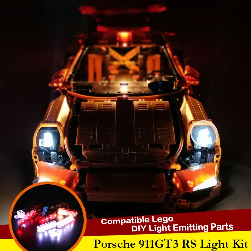 ชุดโคมไฟ-led-diy-สำหรับเลโก้-42056-ปอร์เช่-911-gt3-rs-อะไหล่โคมไฟ