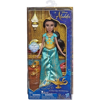 Disney Singing Jasmine Doll with Outfit &amp; Accessories, Inspired by Disneys Aladdin Live-Action Movie, Sings A Whole New World E5442ตุ๊กตาดิสนีย์ ร้องเพลง Jasmine พร้อมชุด และอุปกรณ์เสริม ได้รับแรงบันดาลใจจากภาพยนตร์แอคชั่น Disneys Aladdin Live-Action Si