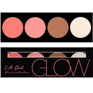 L.A. Girl BeautyBrick Blush Palette - GLOW