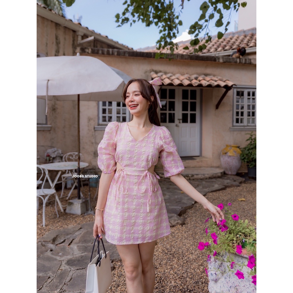 ภาพหน้าปกสินค้าJBS573 Minnie Scotty Dress with Bow จากร้าน joobs.studio บน Shopee