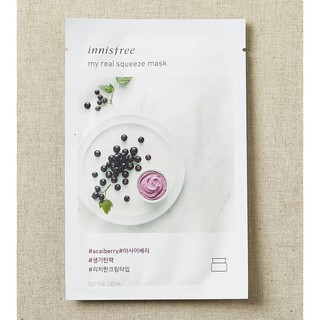 Innisfree My Real Squeeze Mask#Acai Berry