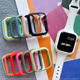 เคสสีลูกกวาด สําหรับ Apple Watch Ultra 2 Ultra Series 9 8 7 6 SE 5 4 3 2 1 ขนาด 49 มม. 41 มม. 45 มม. 44 มม. 42 มม. 40 มม. 38 มม.