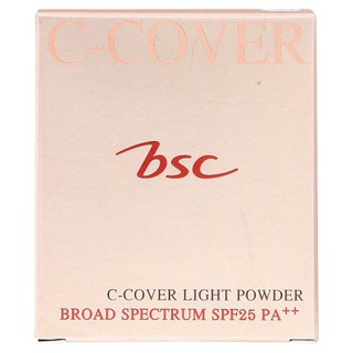 BSC C - COVER LIGHT POWDER SPF25 PA+++ (บีเอสซี ซี-คัพเวอร์ ไลท์ พาวเดอร์ รีฟิล 10g.)