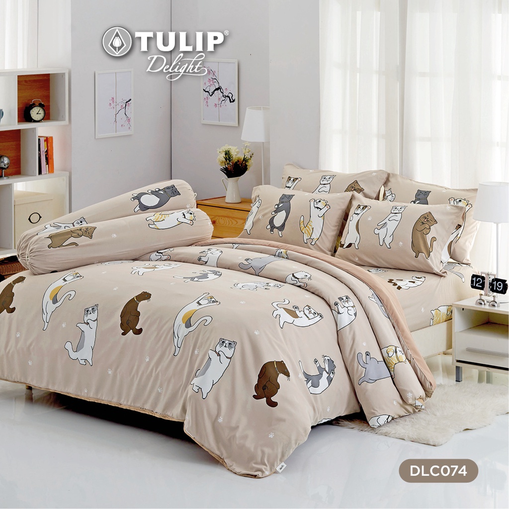 ภาพหน้าปกสินค้าTulip รุ่น Delight ชุดเครื่องนอน ลิขสิทธิ์การ์ตูน หมาจ๋า ลาย DLC074 จากร้าน tulip_official_store บน Shopee