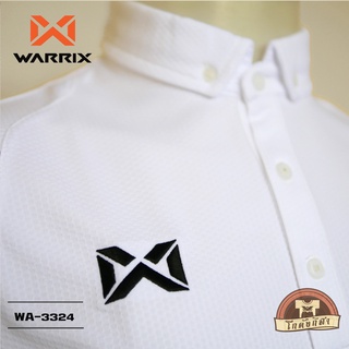 WARRIX เสื้อโปโล รุ่น bubble WA-3324 WA-PLA024 สีขาว WW วาริกซ์ วอริกซ์ ของแท้ 100%